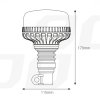 Výstražný LED maják W03P AMIO - 12-24V, 36 LED