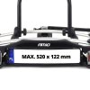 Nosič na bicykle na ťažné zariadenie auta TBC-01/3 AMIO - pre 3 bicykle (45kg)