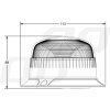 Vystrazny LED majak W21ml 12 24V 18 LED AM02924 3