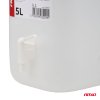 Kanister na vodu s kohútikom AMIO, biely - 5L