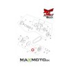 Puzdro variatora ACCESS Max 5 400 EFI Tomahawk 400 22414 E17 000 schema