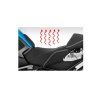 Vyhrievanie sedadla pre motorky stvorkolky karbonove 2 stupnove M430 058