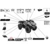 nalepka krytu motora 1000R CANAM 704906041 1