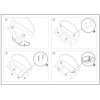 predny box kufor LINHAI 500 M520 M550 UCHYTY