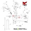 Vrchne ulozenie riadidiel ACCESS Tomahawk 250 300 400 MAX 4 5 52110 A03 000 schema