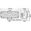 LB0032 LED panel 167mm 36W rozmery