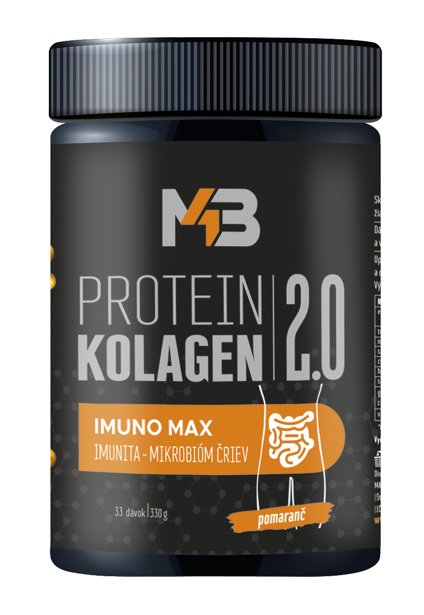 IMUNO MAX – Protein Kolagén 2.0 (330 g, pomarančová príchuť)