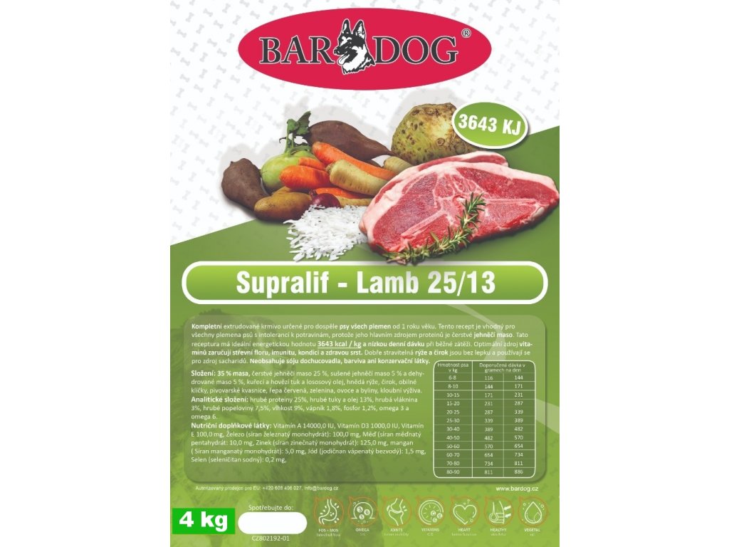 vyr 273 Supralif lamb 6 kg zmen