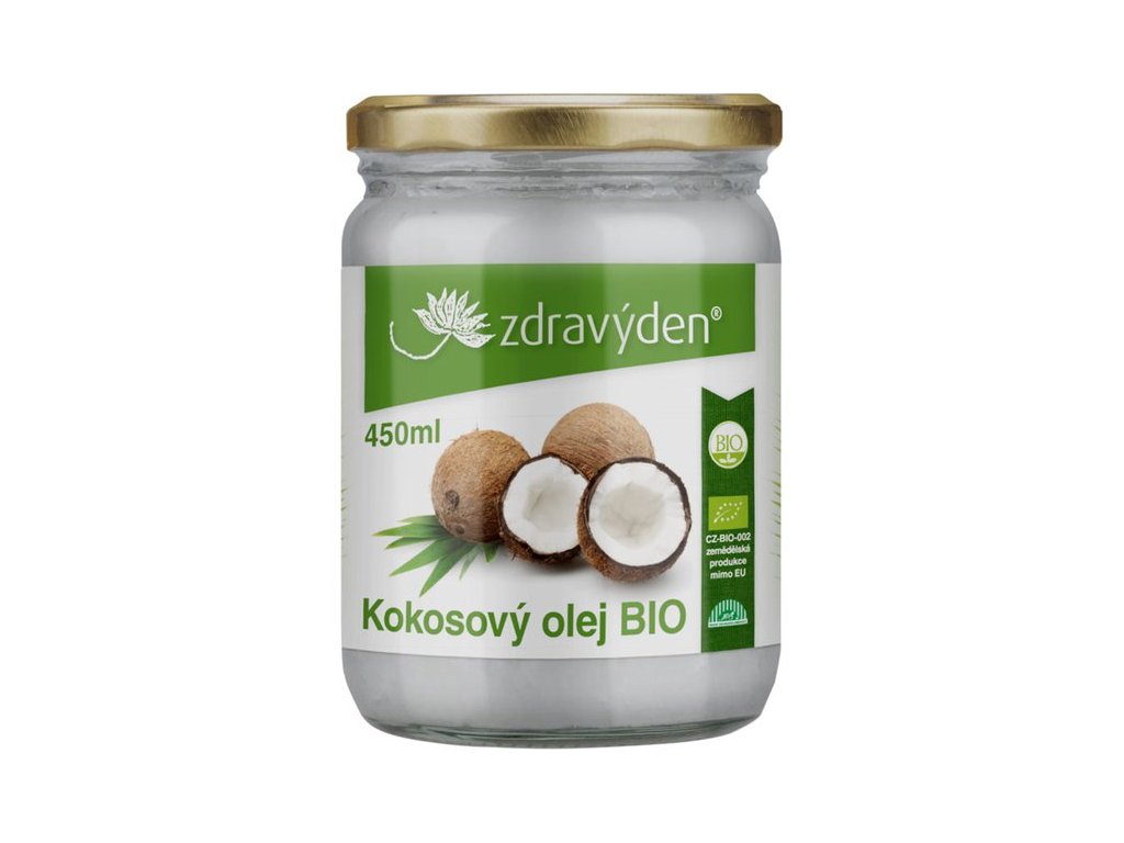 vyrn 1621kokosovy olej bio 450ml zdravy den