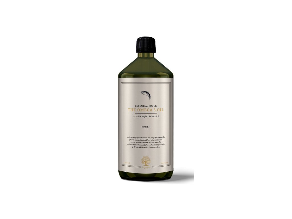 Nový obal - essential foods omega 3 oil 1l