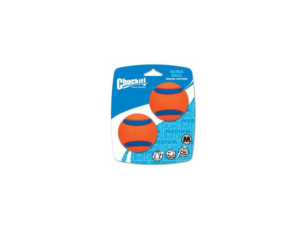 Chuckit! Ultra Ball M 6,5 cm - 2 na kartě