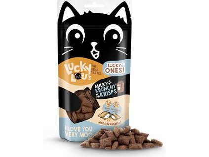 Lucky Lou Lucky Ones Krunchy Krisps S mlékem 60 g