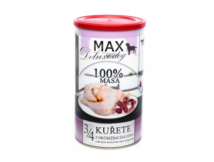 max 3i4 kuřete s drubezimi zaludky 1200g