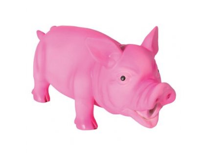60577 PLA Hundespielzeug Latex Schwein mit Stimme 15cm HS 6