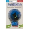 Obojek Lumitube S-M 15-50 cm modrý BEZ BATERIE