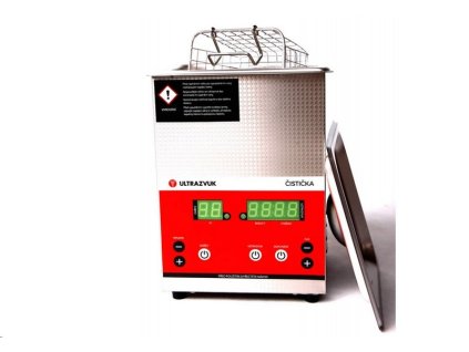 Ultrazvukové laboratórium 2 Digitálna ultrazvuková čistička 2 L 60W z nehrdzavejúcej ocele s ohrevom
