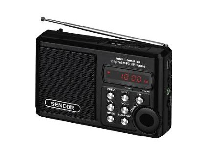 SRD 215 B RÁDIO S USB/MP3 SENCOR