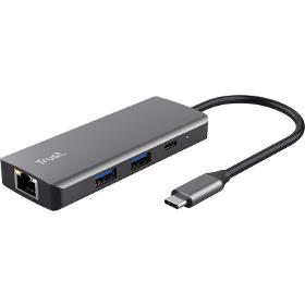 Adaptér DALYX, 6-in-1 USB-C TRUST