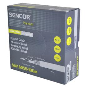 SAV 6059-100m Koax. kábel RG-59 SENCOR
