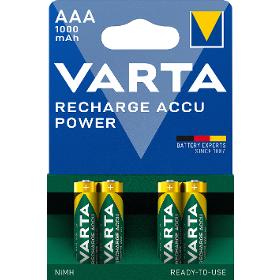 HR03 4S AAA NiMH 1000mAh VARTA