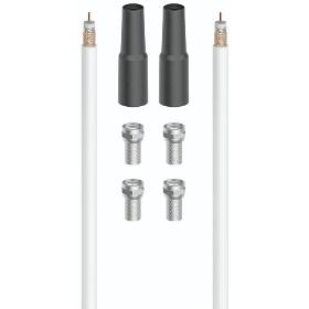 SAT prepojovací set, 100 dB, 40 m Hama