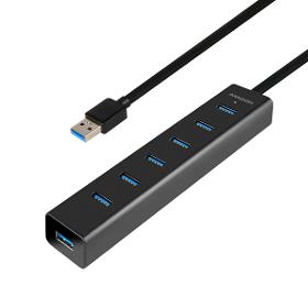 AXAGON HUE-SA7BP HUB 4x USB 3.0 ALU CHARGING