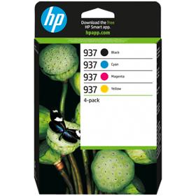 937 CMYK Ink Cartridge 4-Pack HP