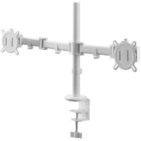One For All DM2220 držiak 2 monitorov white OFA