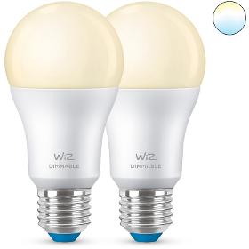 PHILIPS WiZ Dimmable 8W(60W) E27 2ks