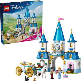 LEGO Popoluškin zámok a kočiar s koňmi 43275