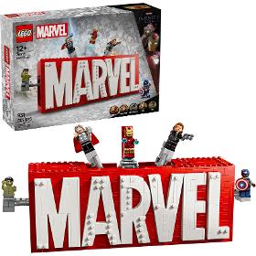 Logo MARVEL a minifigúrky 76313 LEGO