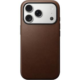NOMAD Modern Leather Case iPhone 17 Pro Brown
