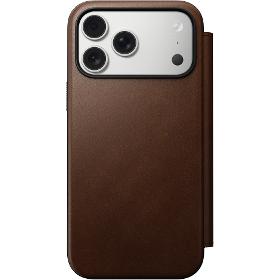 NOMAD Modern Leather Folio iP17 Pro Max Brown