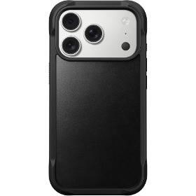 NOMAD Rugged Leather Case iPhone 17 Pro Black