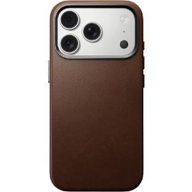 Leather Case iPhone 17 Pro Brown NOMAD
