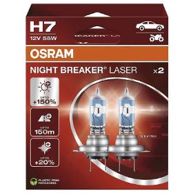 Osram H7 Night Breaker Laser Next Duo-Box 12V