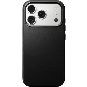 Leather Case iPhone 17 Pro Black NOMAD
