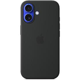 iPhone 16 Silicone Case MS Black APPLE