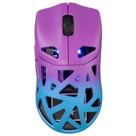 Herná myš DAGONET modrá/fialová WHITE SH