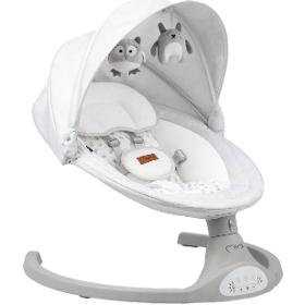 MOMI Elektrické houpátko KENANI LIGHTGREYMOMI