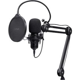 Mikrofón GXT270 Emita II čierna TRUST