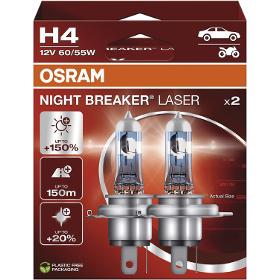Osram H4 Night Breaker Laser Duo-Box 12V 60/55