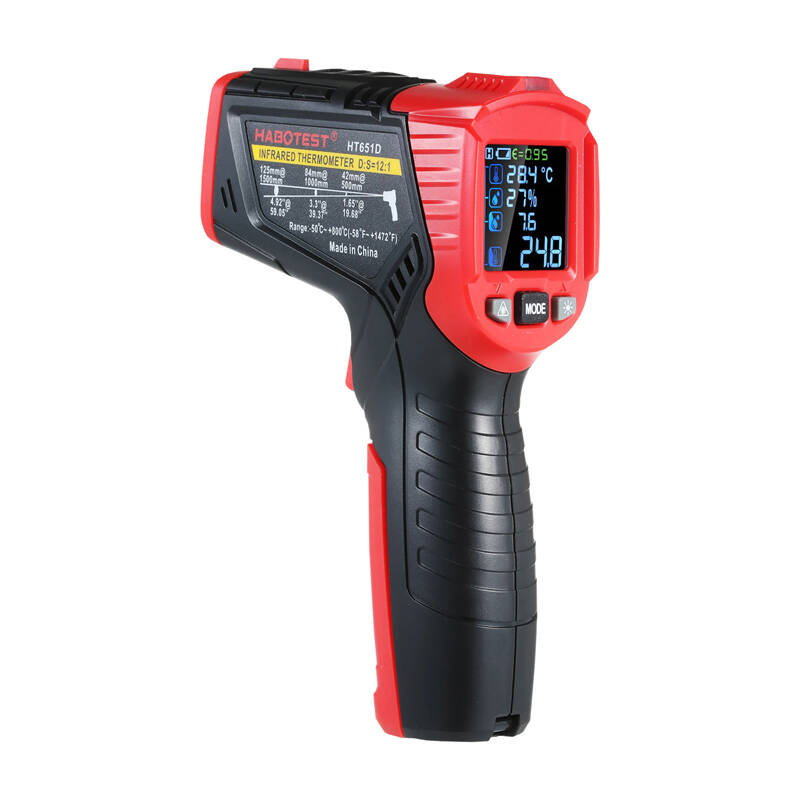 Digitálny laserový pyrometer Habotest HT651D, merač vlhkosti HT651D