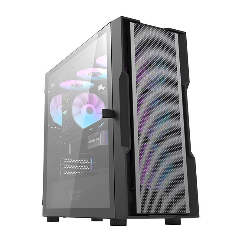 Počítačová skriňa Darkflash DK431 Mesh (čierna) DK431 Mesh Black