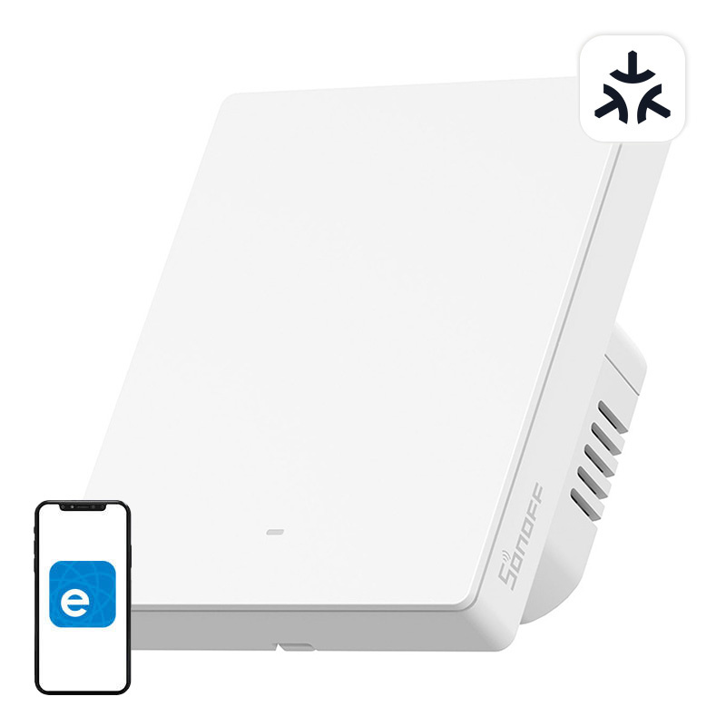 Matter SONOFF M5-1C-80W WiFi smart wall switch (1-channel, for frame) M5-1C-80W