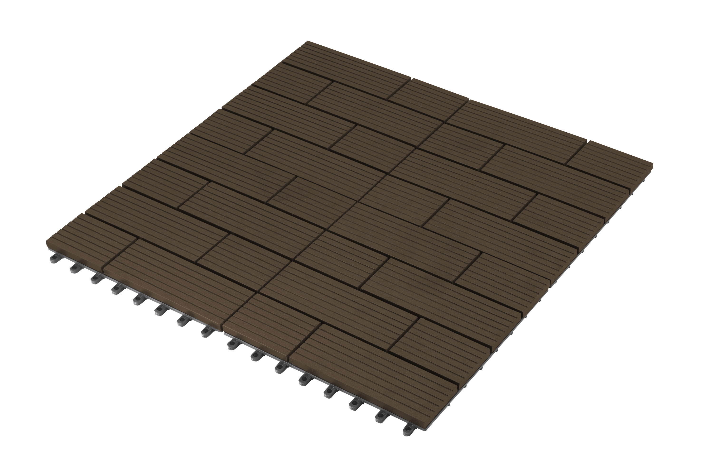 WPC dlaždice G21 Samoa Indický teak 2,3 x 30 x 30 cm WDLS1
