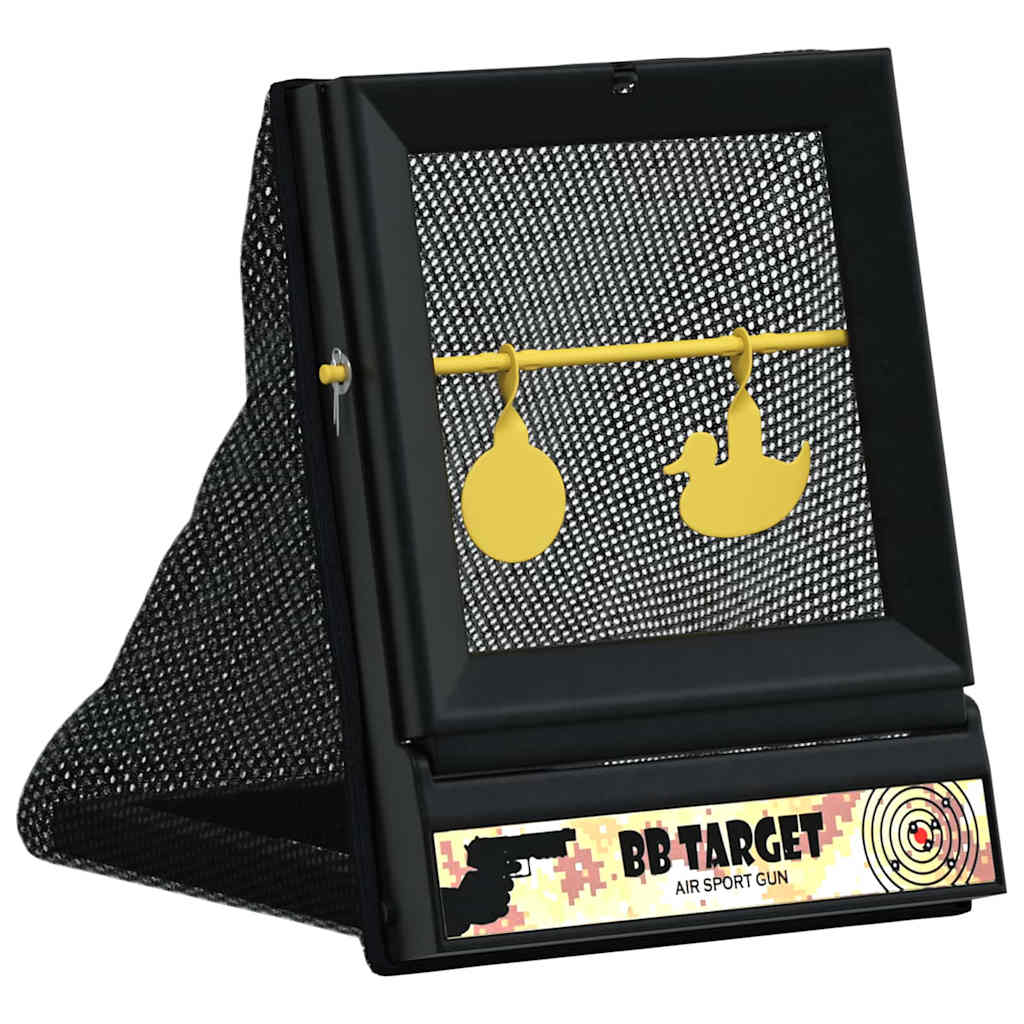 vidaXL Airsoft cieľ Čierna 19 x 26 x 25 cm Plast