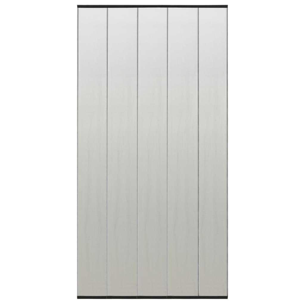 vidaXL Sieťka proti hmyzu na dvere, 5-dielna, čierna 120x240 cm