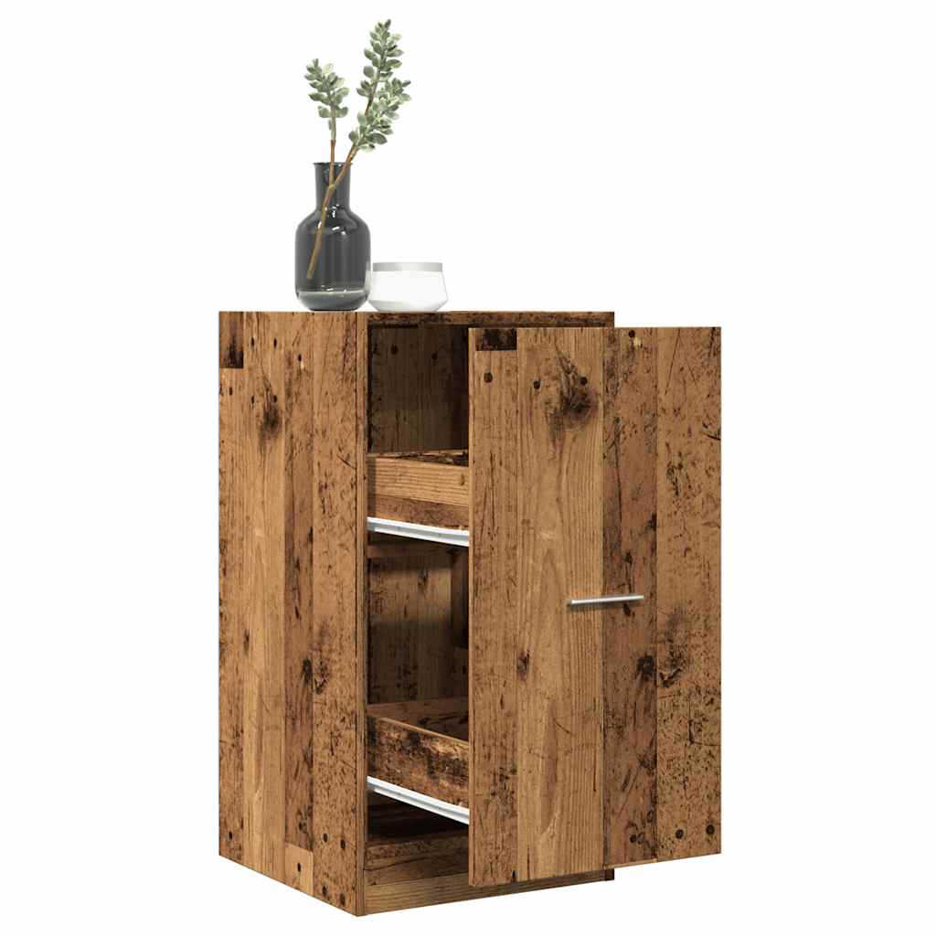 vidaXL Skrinka na lieky staré drevo 40x41x77,5 cm kompozitné drevo