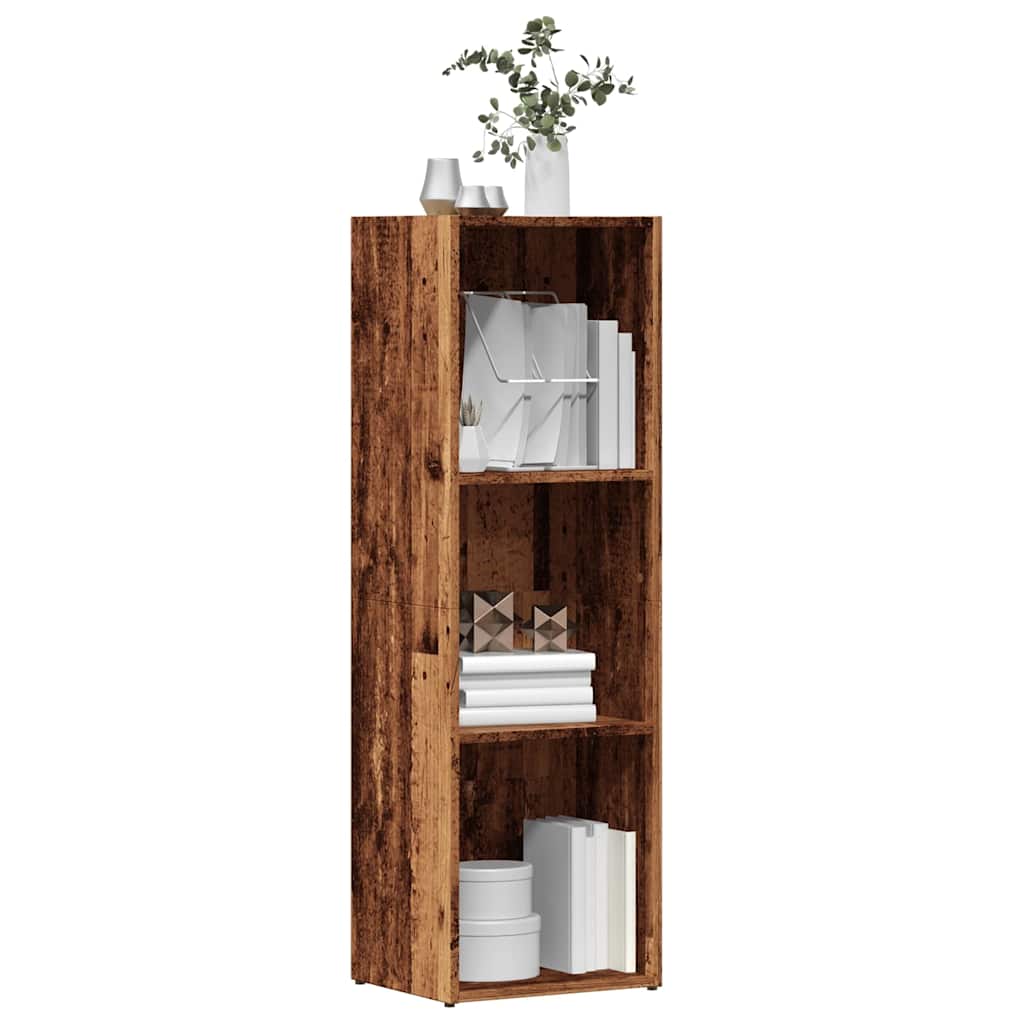 vidaXL Knižnica, staré drevo 36x30x114 cm, kompozitné drevo